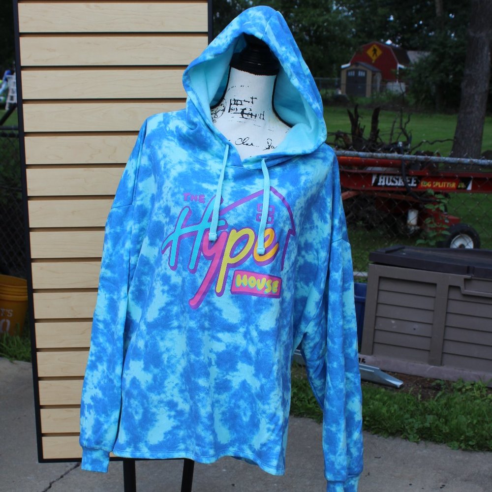 Hype House Pullover Tie Dye Hoodie Sweatshirt